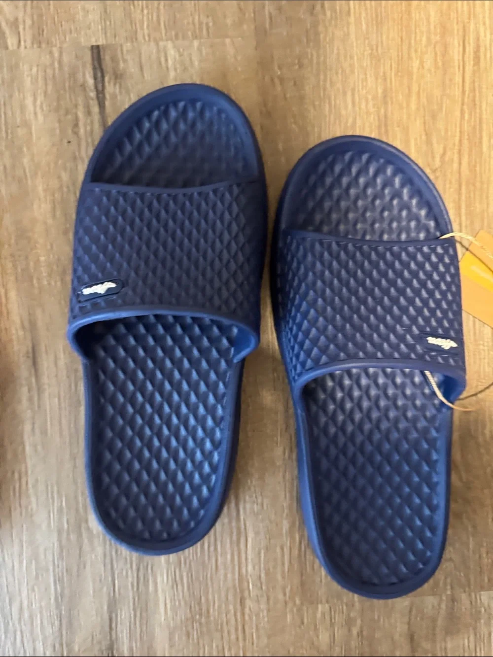 Men's Navy Slide Sandals - Comfortable Everyday Pool Slides